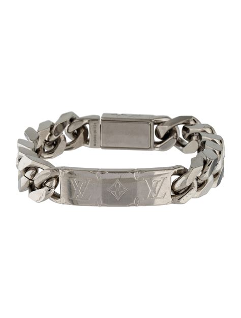 lv chain bracelet men|louis vuitton lv bracelet.